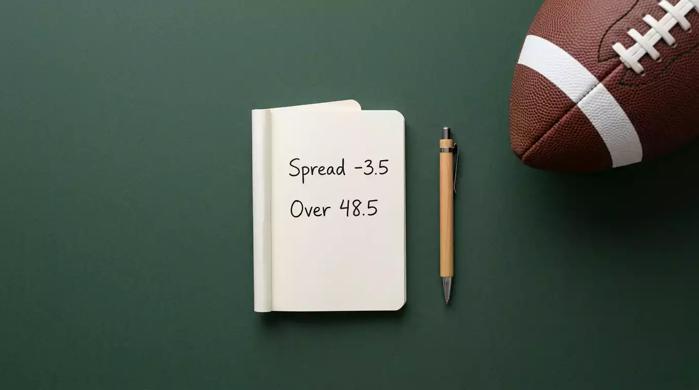 NFL bet types available at UK sportsbooks including spread moneyline and totals