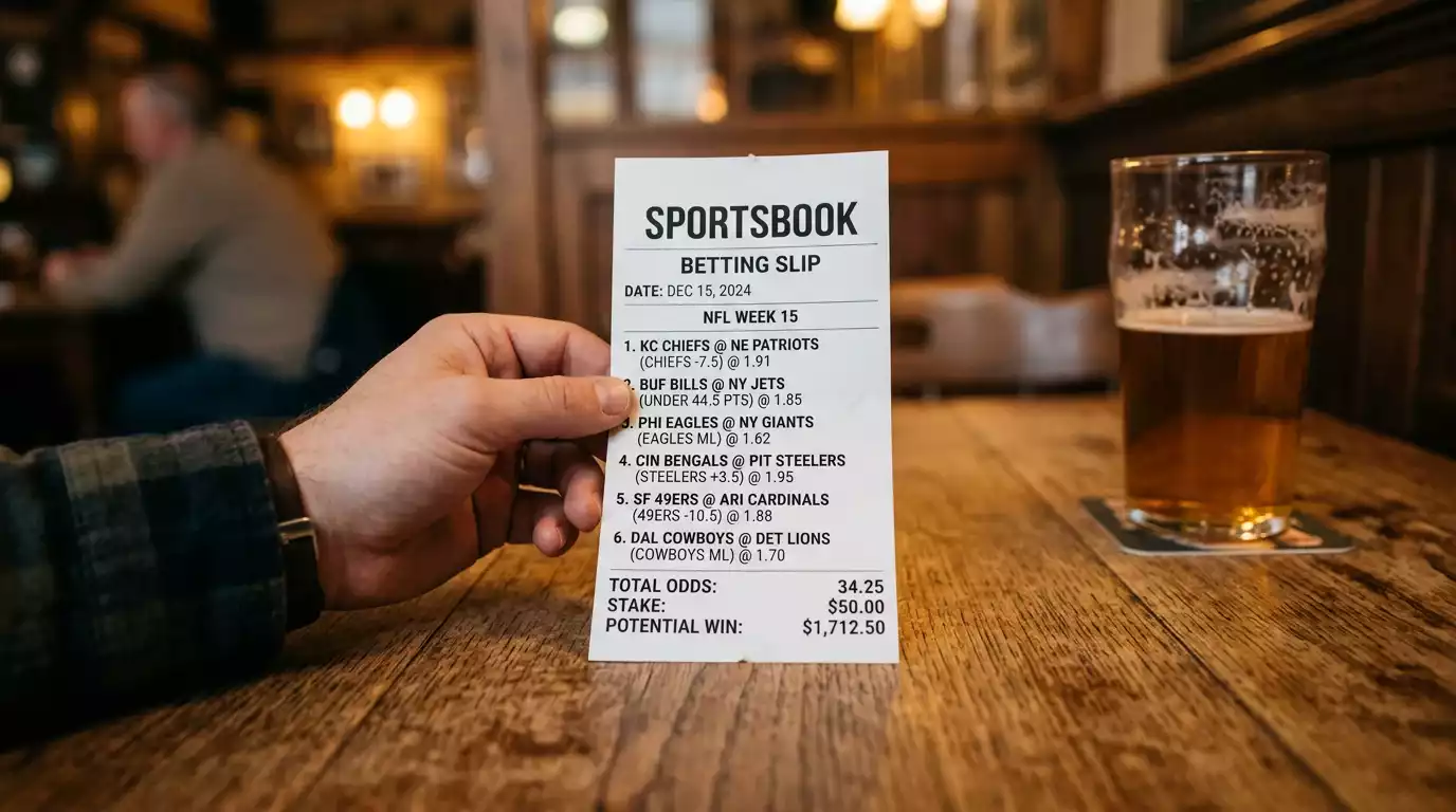 NFL moneyline odds displayed on a UK sportsbook betting slip